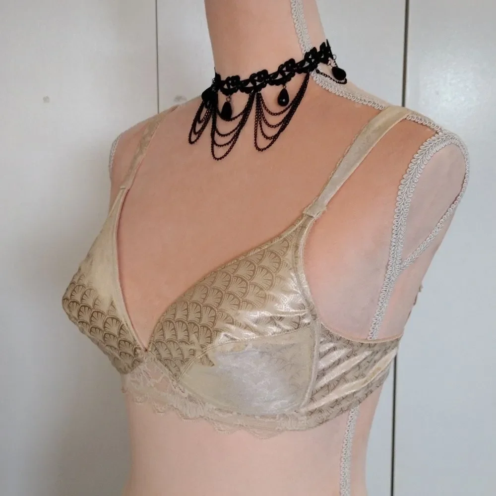 Dior ivory satin